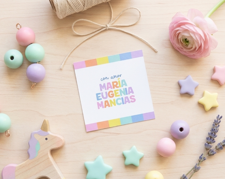 Name tag birthday 2
