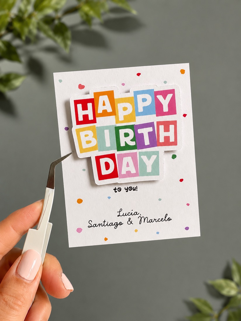 Birthday tag personalizado