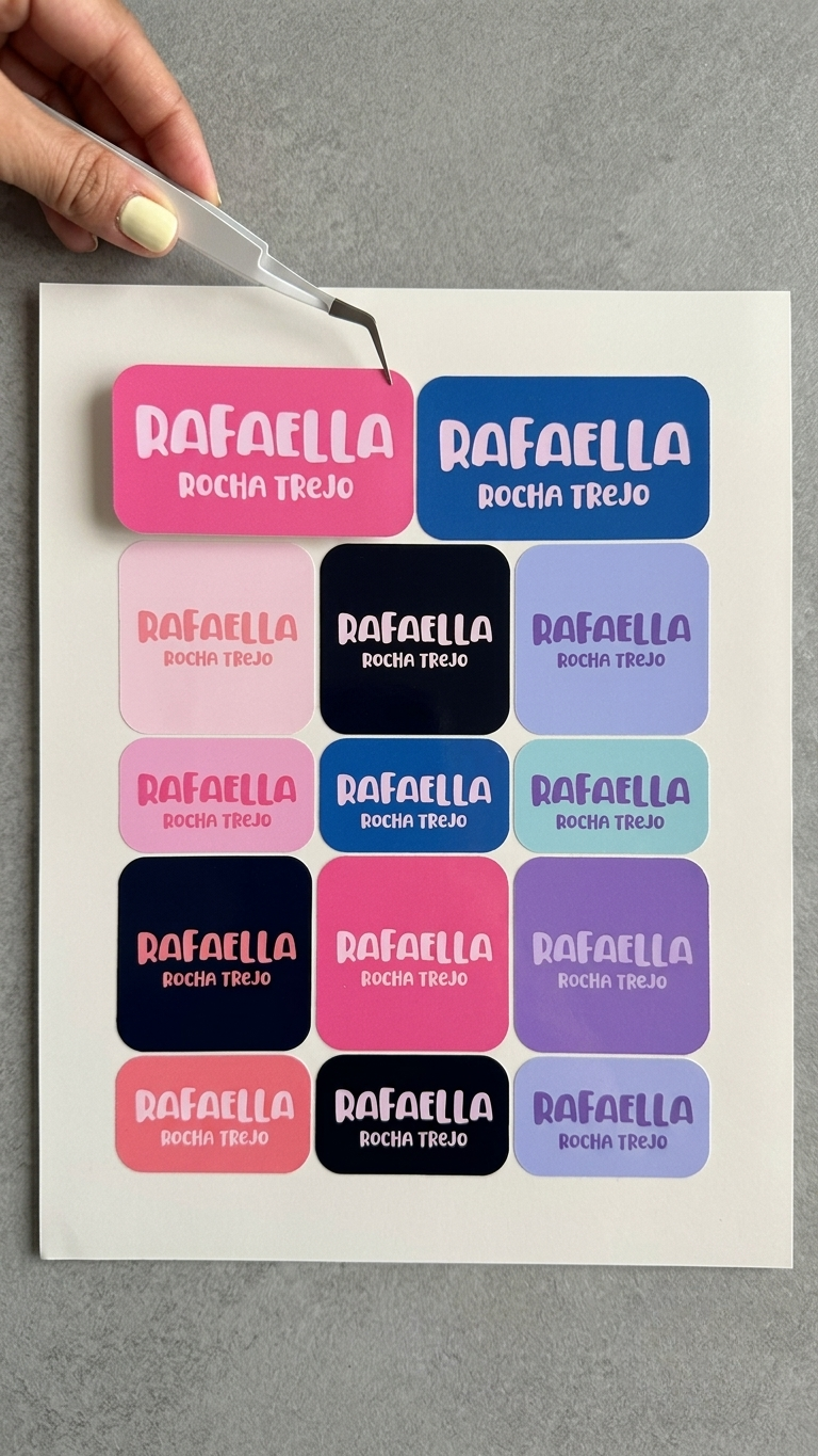 Ejemplo etiquetas Rafaella